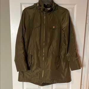 Olive Green Hooded Jacket